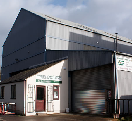 An image of the Amberley doors and windows factory