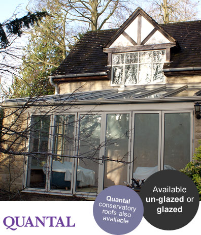 An aluminium conservatory roof replacement